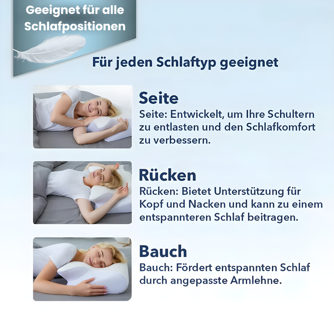 Memory Schaum Kissen Die Lösung für Nacken & Rückenschmerzen